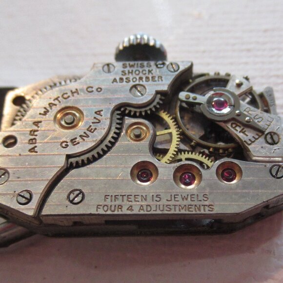 Antique, Art Deco Ladies Cocktail Watch, 1/20 12 K GF, Gemex Band, Swiss - Picture 15 of 16